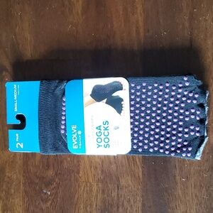 Yoga Socks toeless grippy